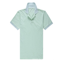 Männer Bambusfaser Slubbed Stoff Polo Shirt